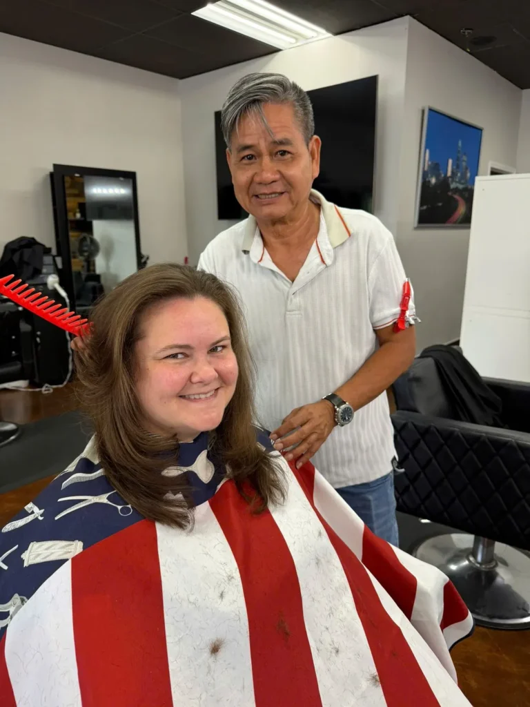 Haircut at Matthews Barbershop and Salon, Matthews NC
