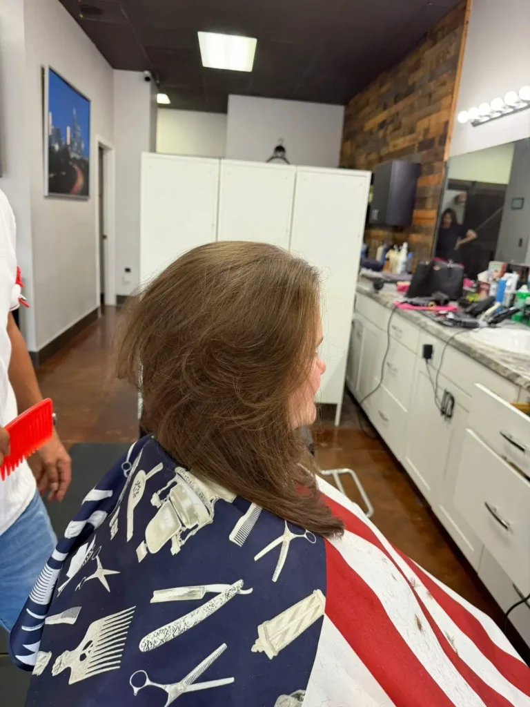 Haircut at Matthews Barbershop and Salon, Matthews NC
