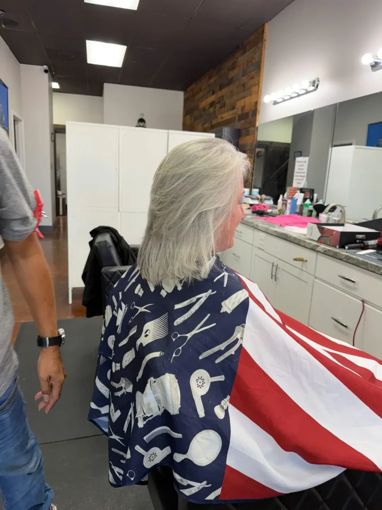 Haircut at Matthews Barbershop and Salon, Matthews NC