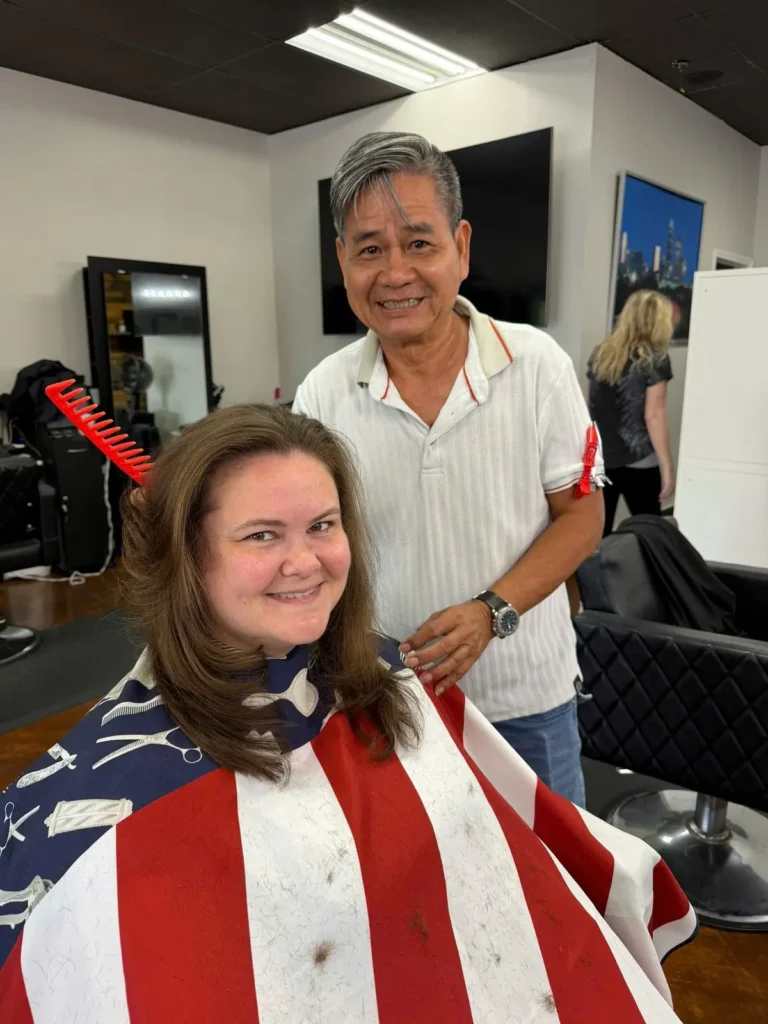 Haircut at Matthews Barbershop and Salon, Matthews NC