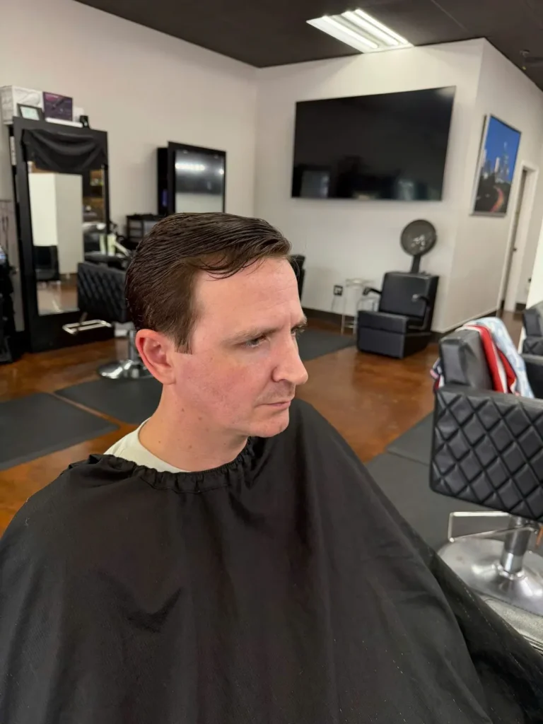 Haircut at Matthews Barbershop and Salon, Matthews NC