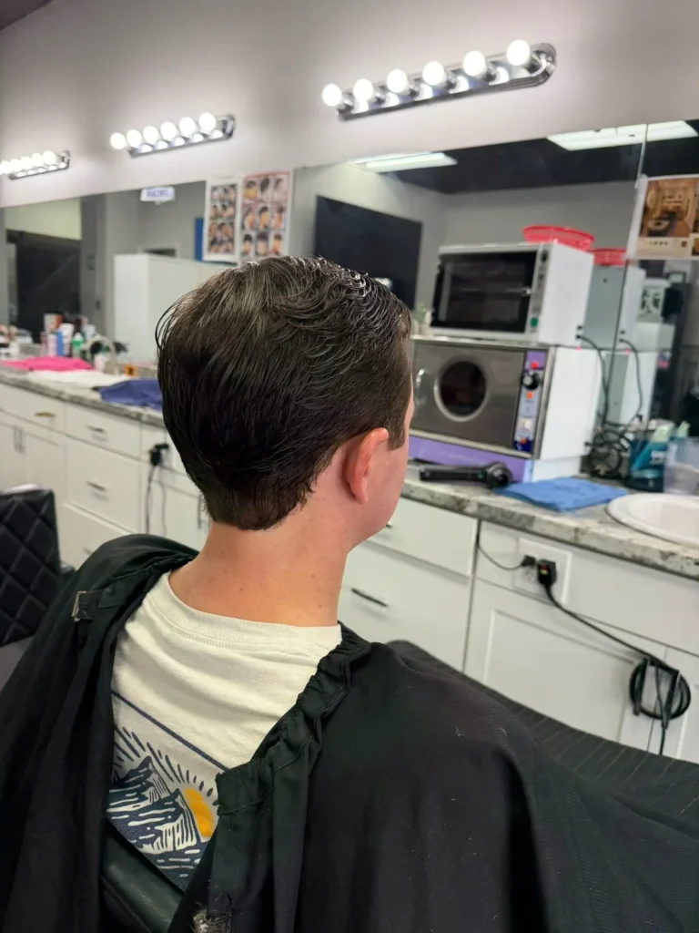 Haircut at Matthews Barbershop and Salon, Matthews NC