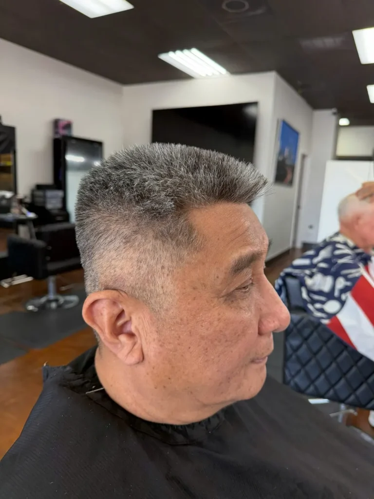 Haircut at Matthews Barbershop and Salon, Matthews NC