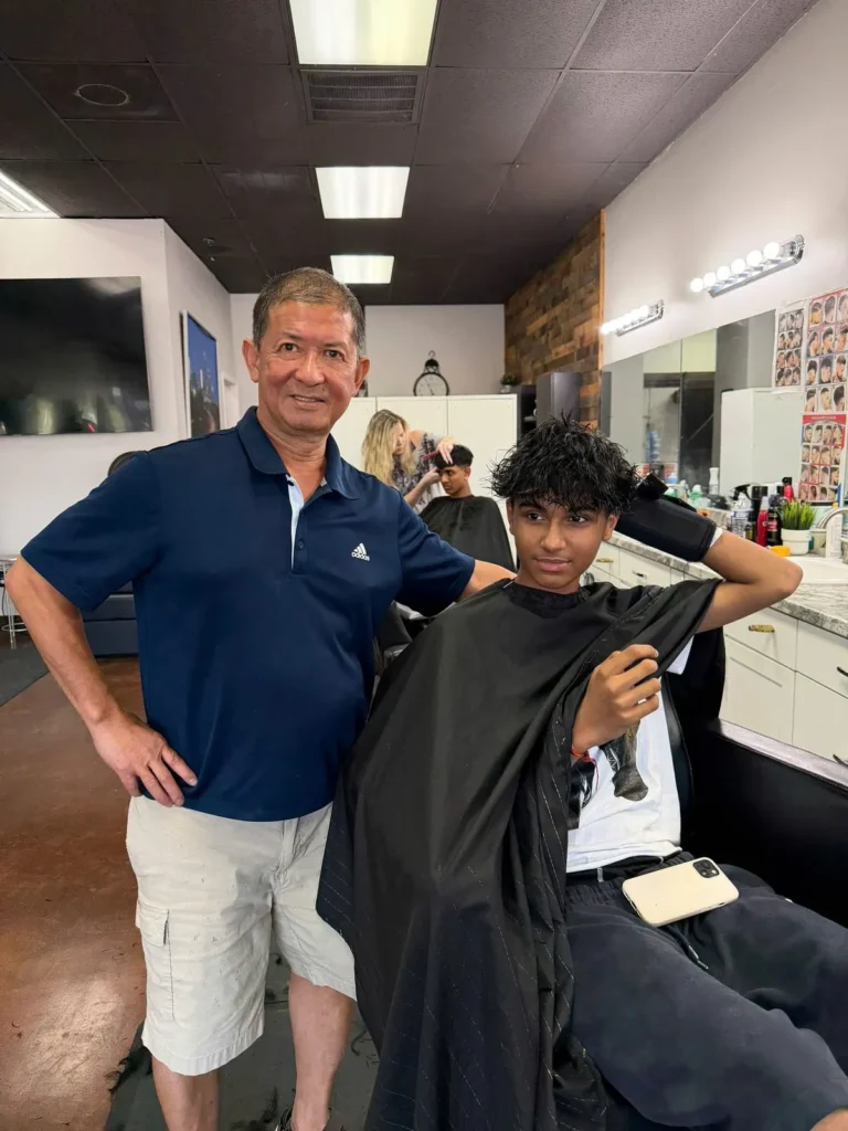 Haircut at Matthews Barbershop and Salon, Matthews NC