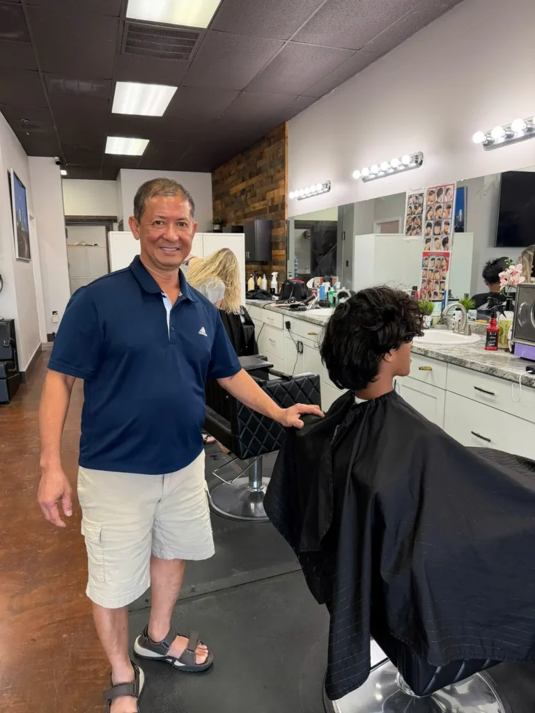 Haircut at Matthews Barbershop and Salon, Matthews NC