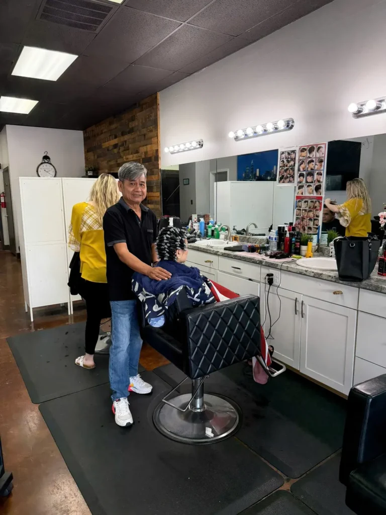 Haircut at Matthews Barbershop and Salon, Matthews NC