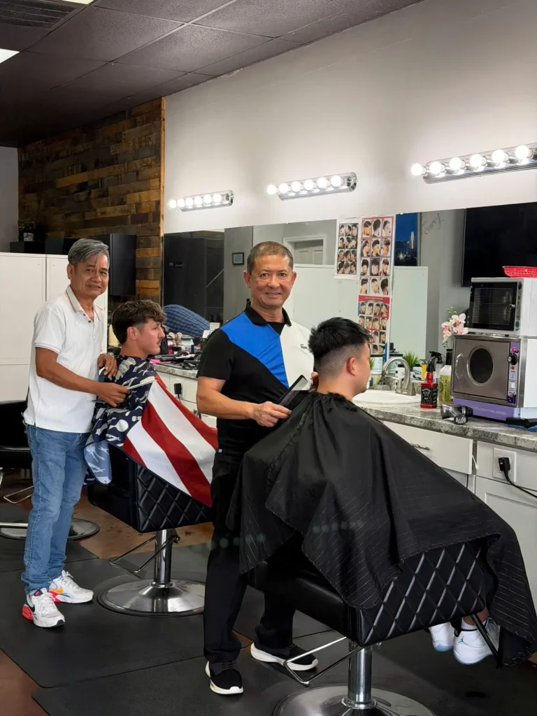 Haircut at Matthews Barbershop and Salon, Matthews NC